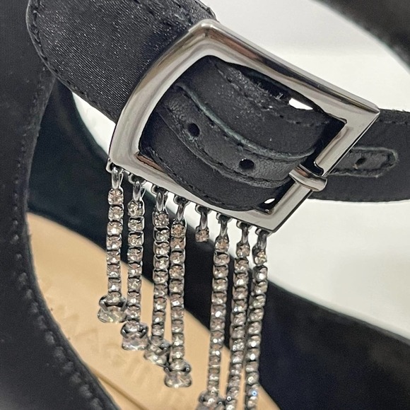 NEW Vince Camuto Greer Rhinestone Black Pump 8 - Picture 5 of 9